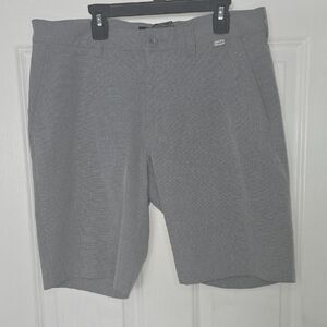 Travis Mathew Men's Flat Front Gray Shorts